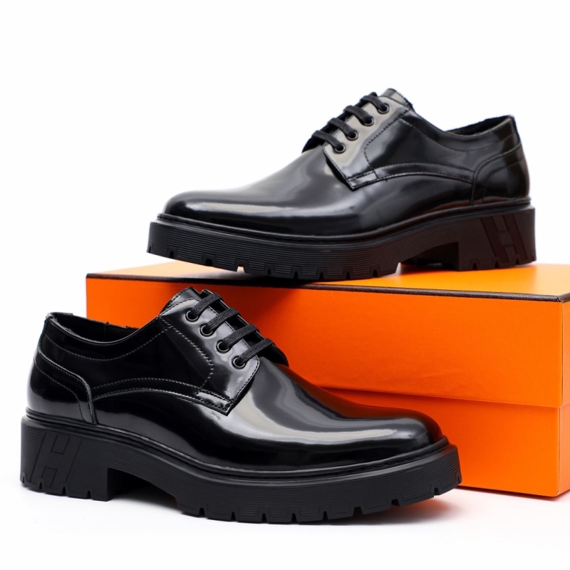 H**mes leather shoes